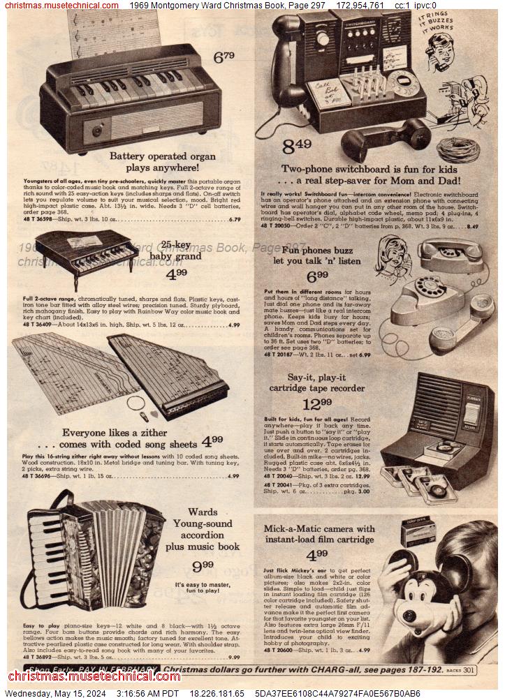 1969 Montgomery Ward Christmas Book, Page 297