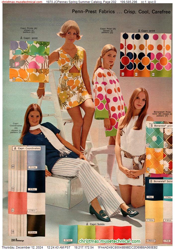 1970 JCPenney Spring Summer Catalog, Page 202