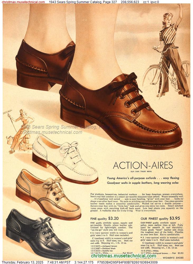 1943 Sears Spring Summer Catalog, Page 327