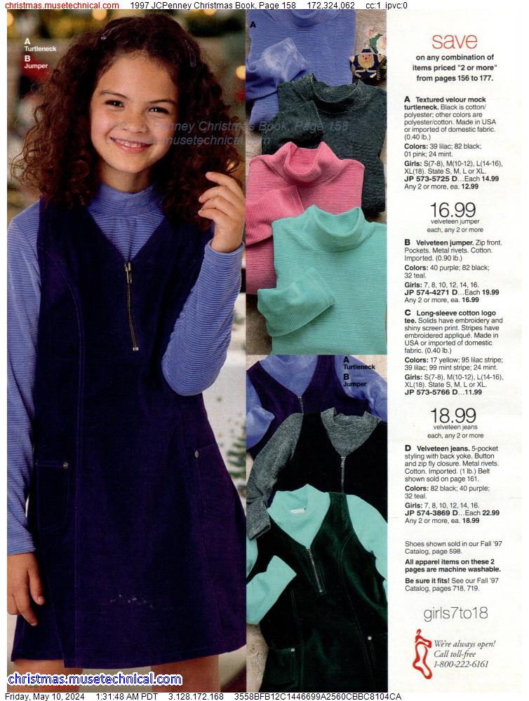 1997 JCPenney Christmas Book, Page 158