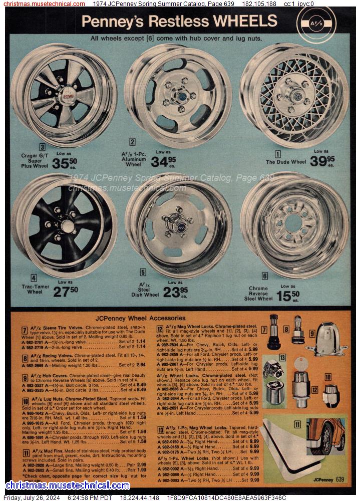 1974 JCPenney Spring Summer Catalog, Page 639