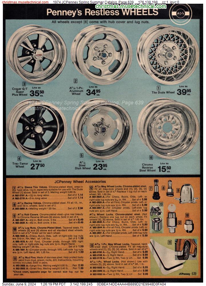 1974 JCPenney Spring Summer Catalog, Page 639