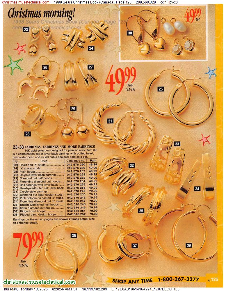 1998 Sears Christmas Book (Canada), Page 125