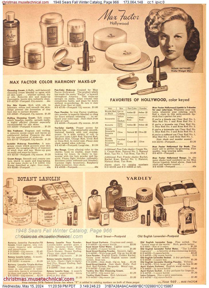 1948 Sears Fall Winter Catalog, Page 966
