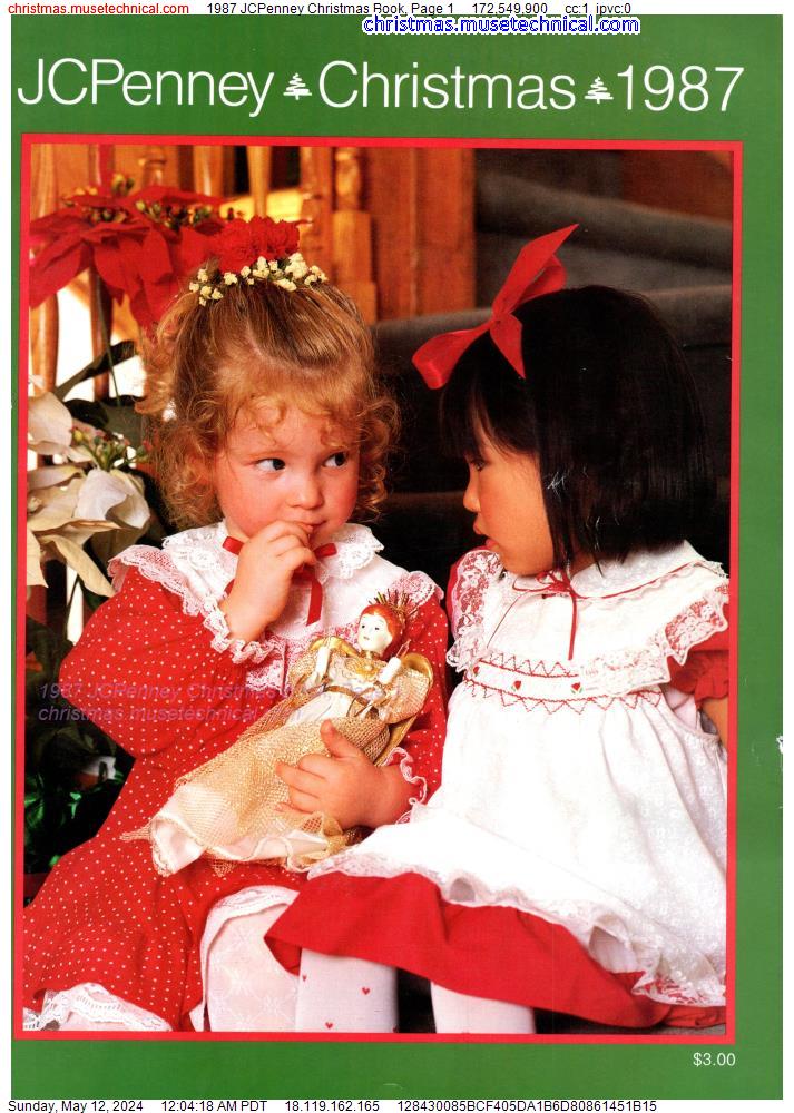 1987 JCPenney Christmas Book, Page 1