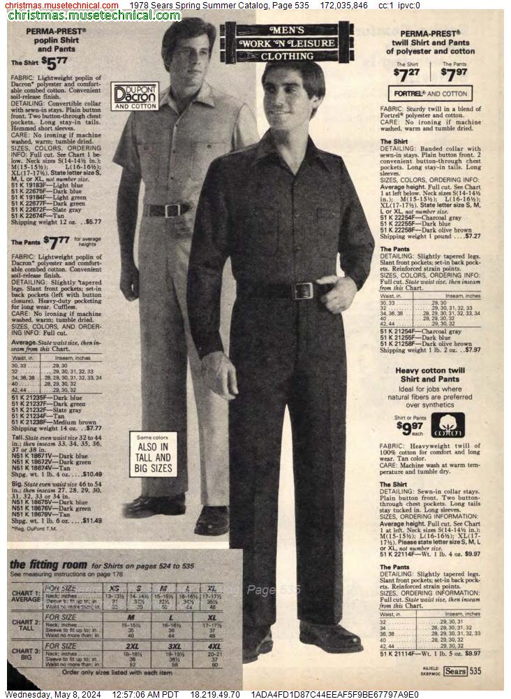 1978 Sears Spring Summer Catalog, Page 535