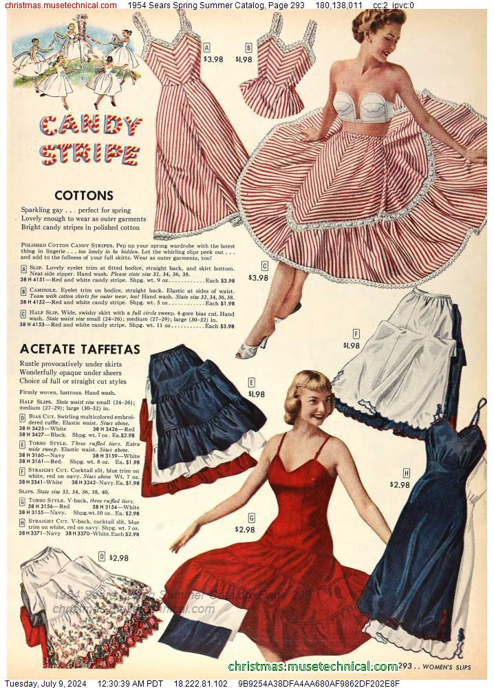 1954 Sears Spring Summer Catalog, Page 293