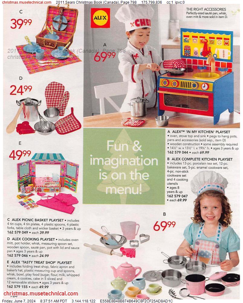2011 Sears Christmas Book (Canada), Page 798