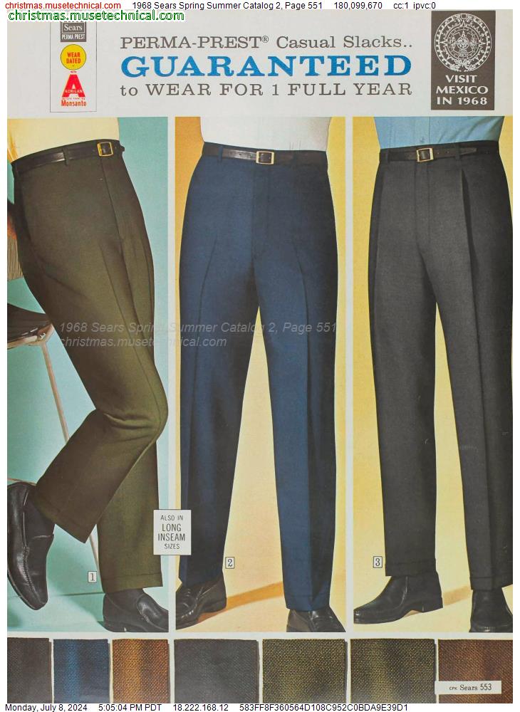 1968 Sears Spring Summer Catalog 2, Page 551