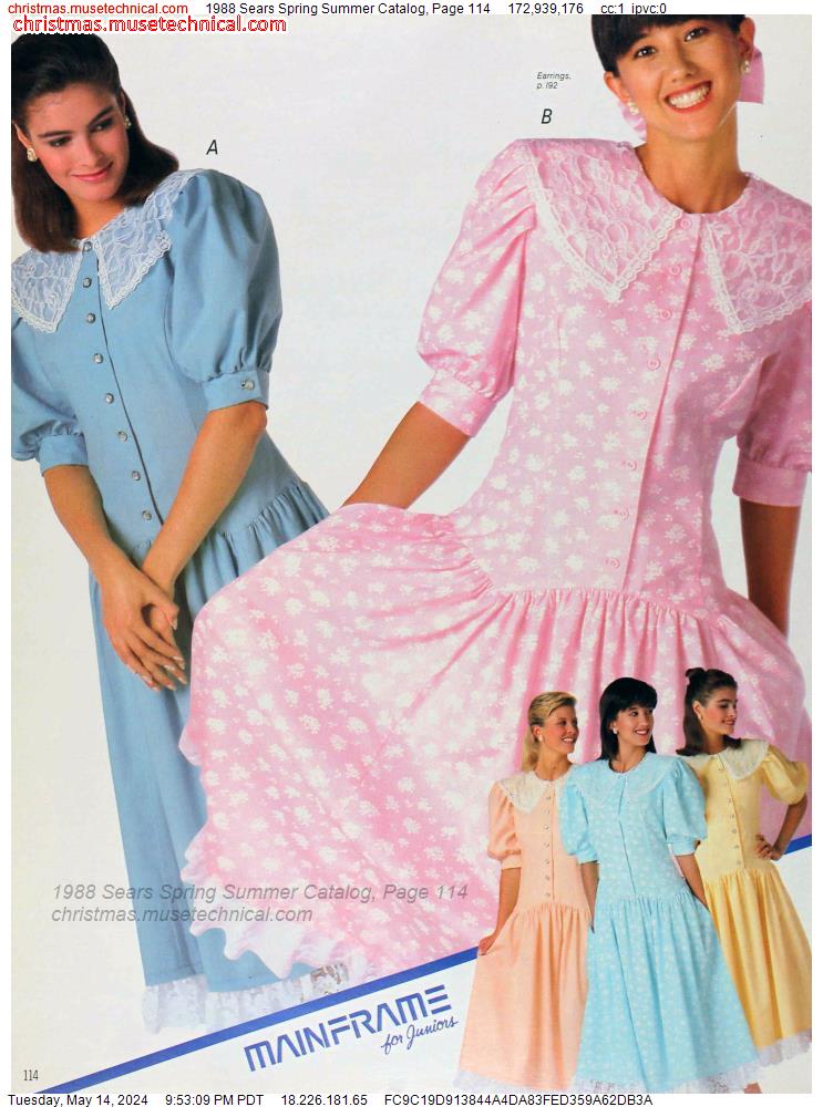 1988 Sears Spring Summer Catalog, Page 114