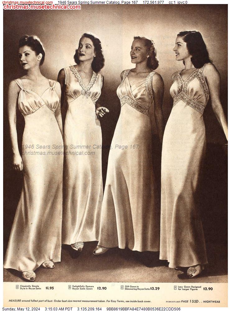 1946 Sears Spring Summer Catalog, Page 167