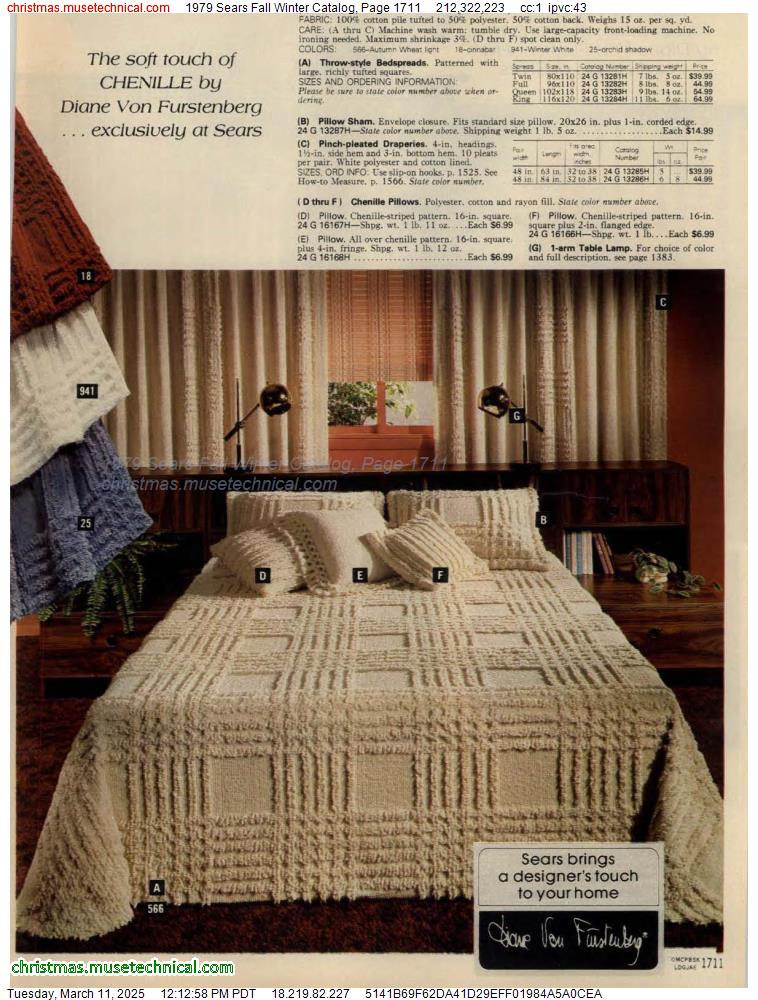 1979 Sears Fall Winter Catalog, Page 1711