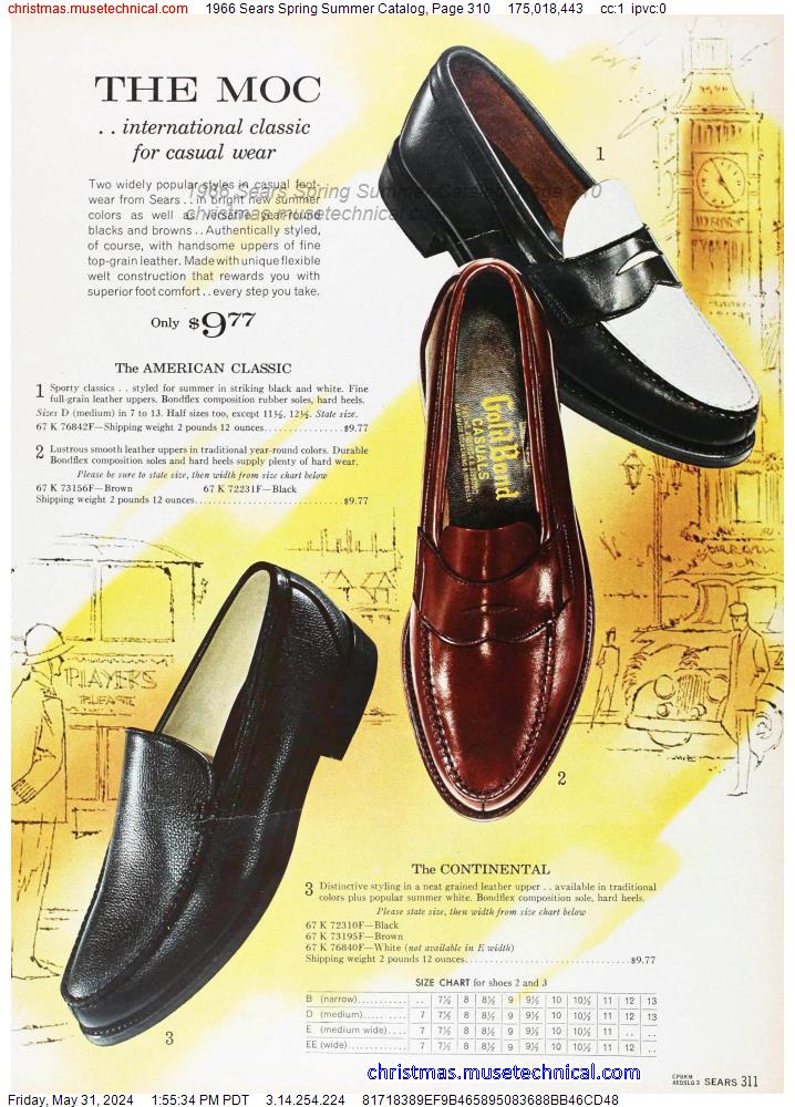 1966 Sears Spring Summer Catalog, Page 310
