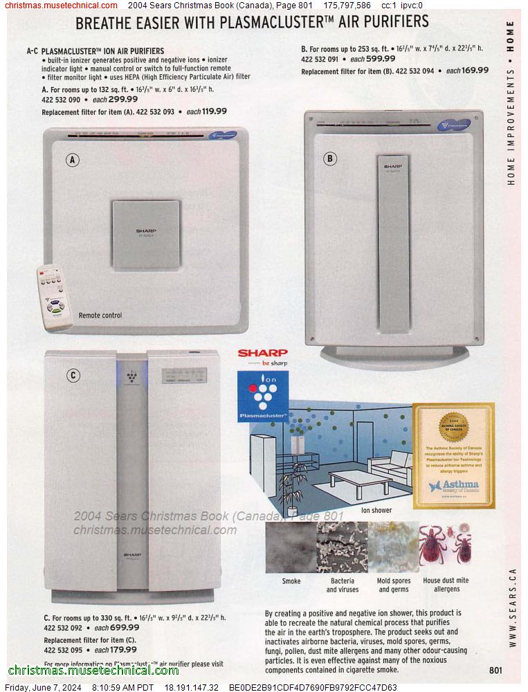 2004 Sears Christmas Book (Canada), Page 801