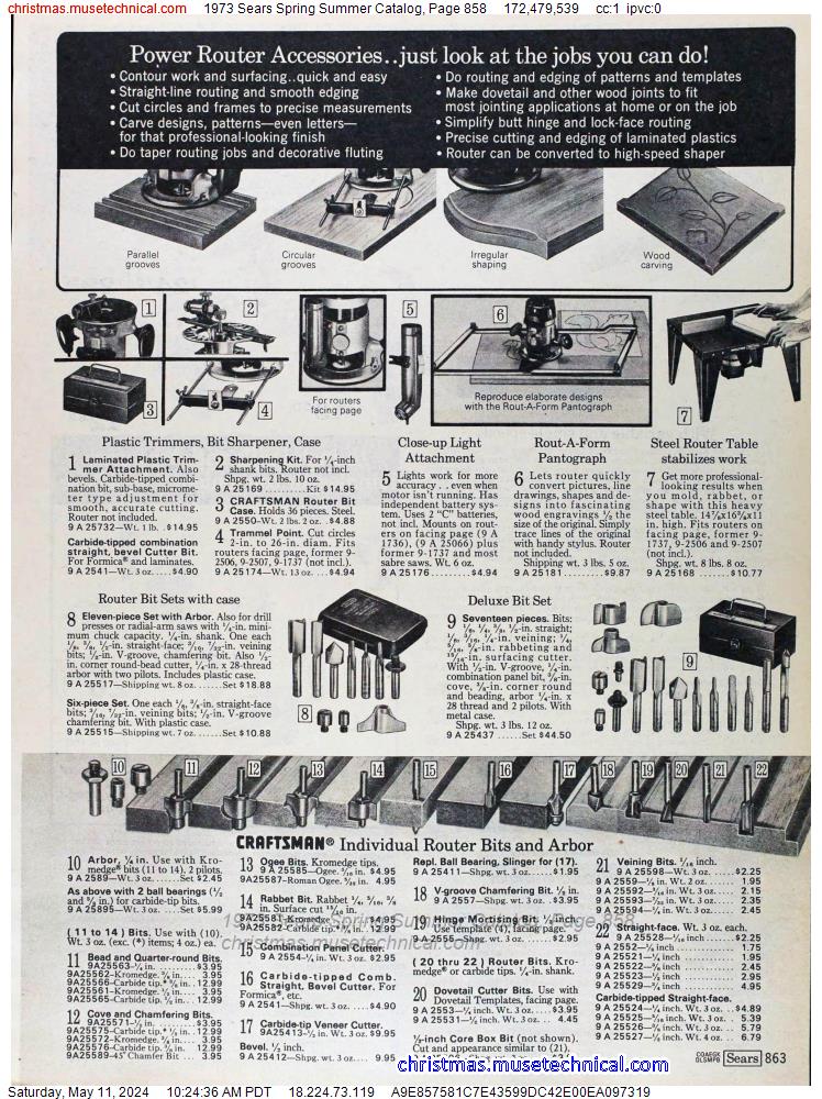 1973 Sears Spring Summer Catalog, Page 858