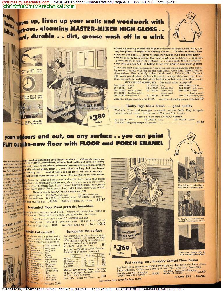 1948 Sears Spring Summer Catalog, Page 973