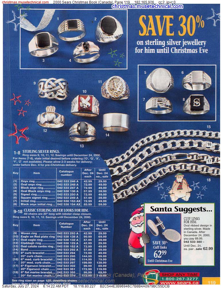 2000 Sears Christmas Book (Canada), Page 119