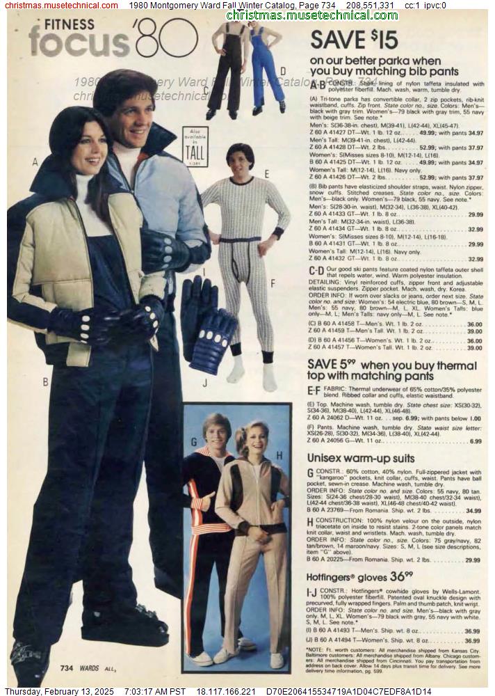 1980 Montgomery Ward Fall Winter Catalog, Page 734