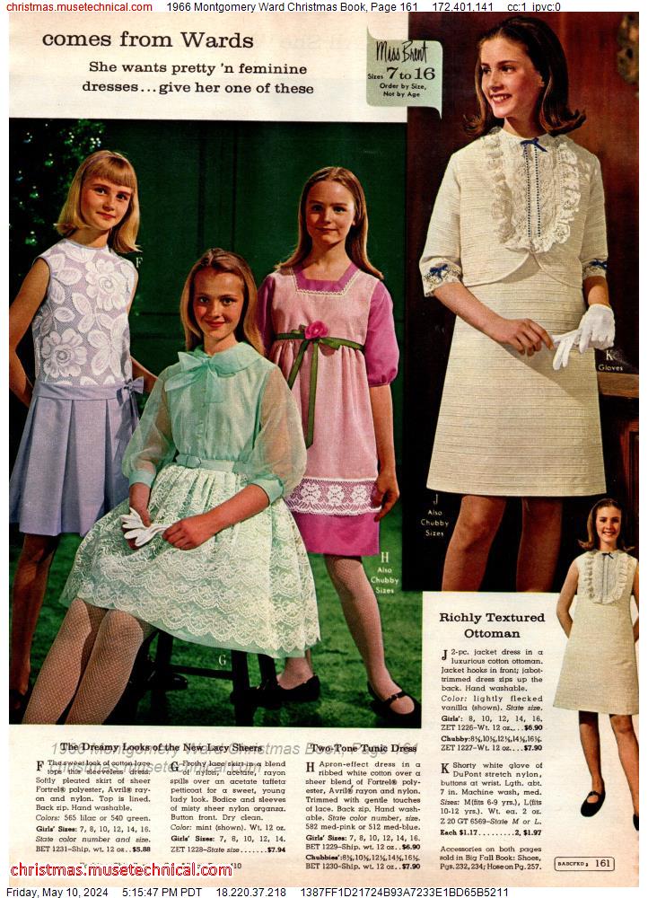 1966 Montgomery Ward Christmas Book, Page 161