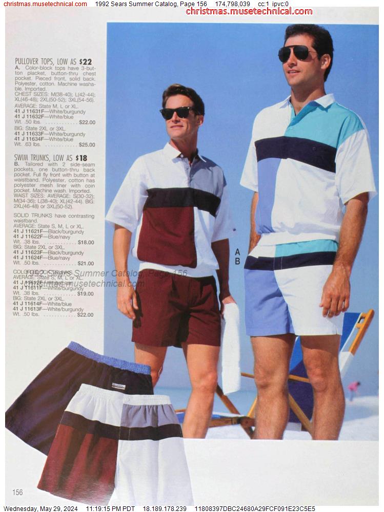 1992 Sears Summer Catalog, Page 156 - Catalogs & Wishbooks