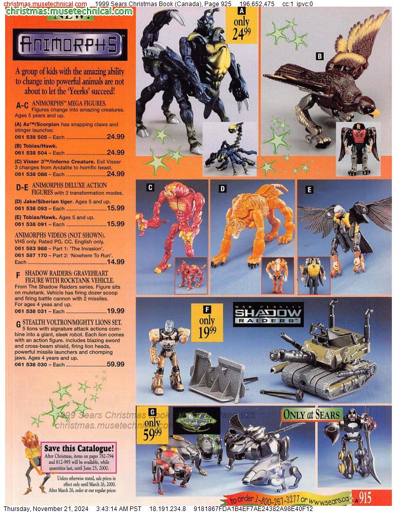 1999 Sears Christmas Book (Canada), Page 925