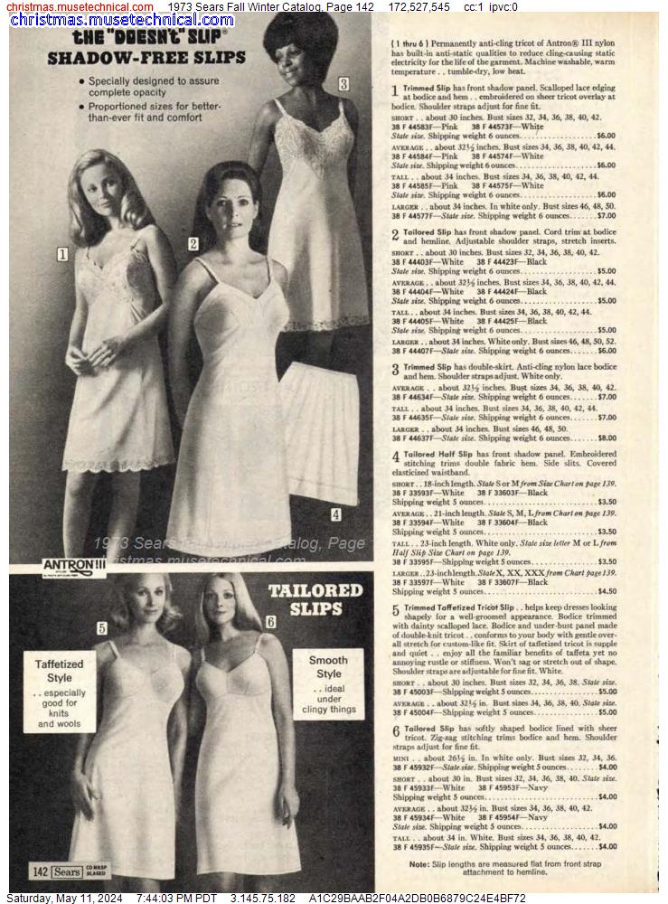 1973 Sears Fall Winter Catalog, Page 142