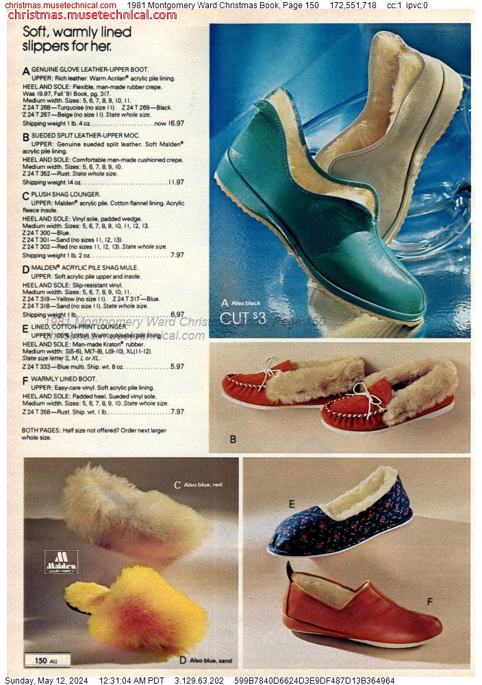 1981 Montgomery Ward Christmas Book, Page 150