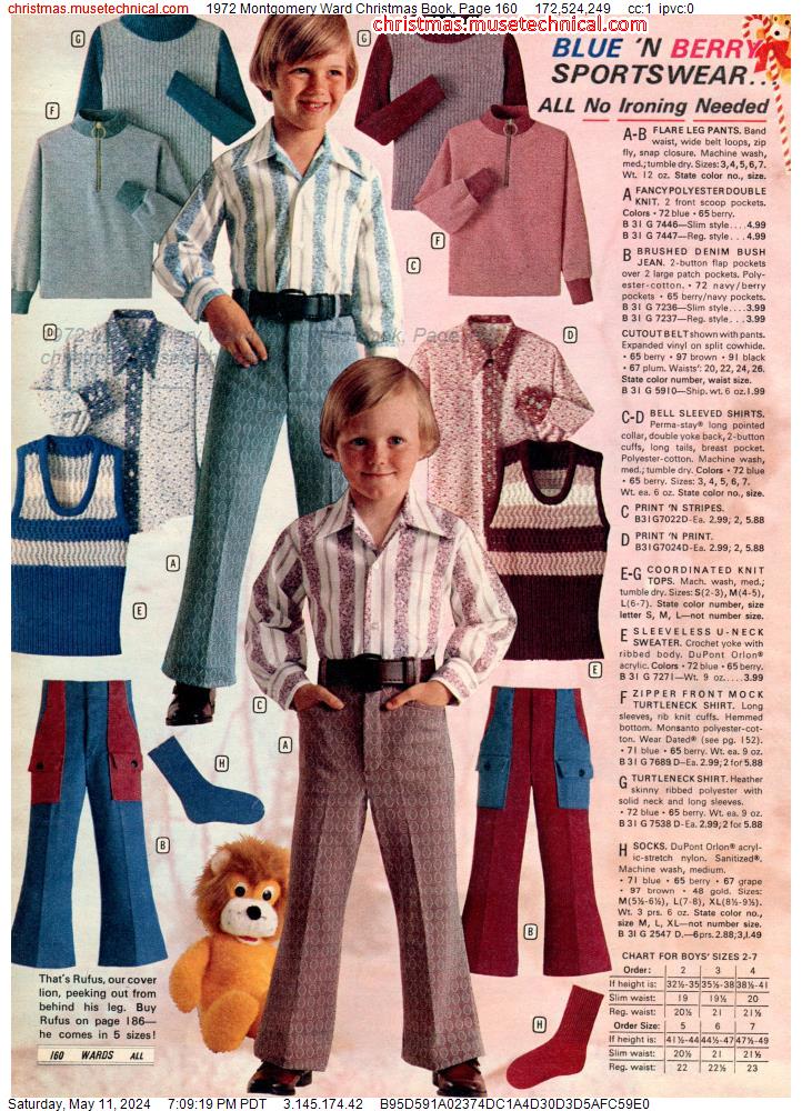 1972 Montgomery Ward Christmas Book, Page 160