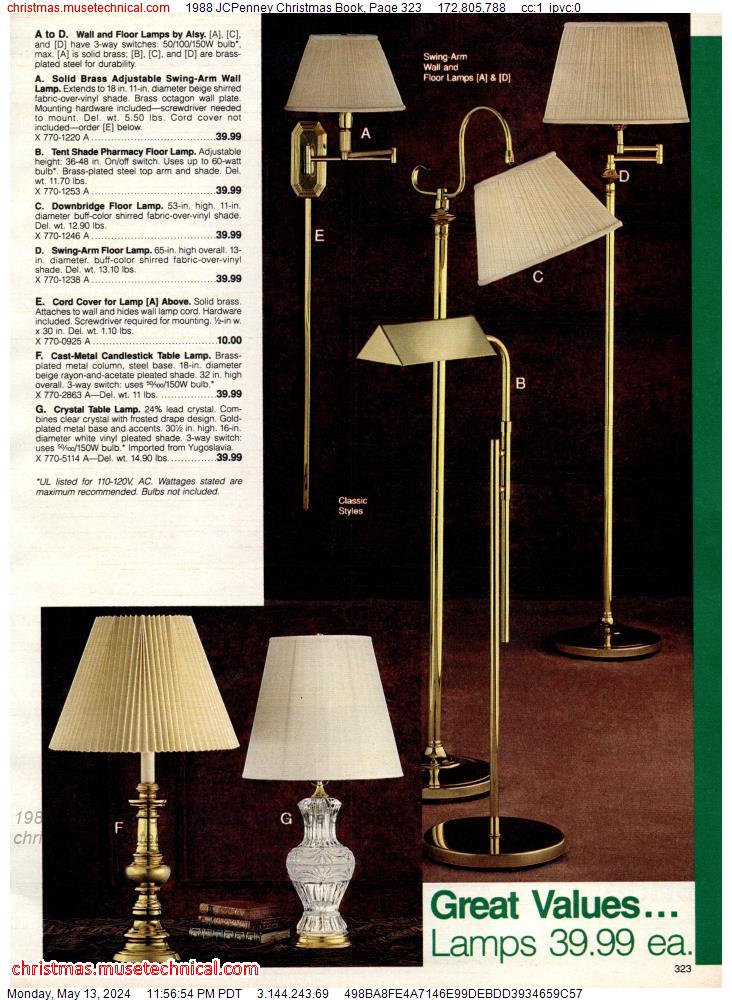 1988 JCPenney Christmas Book, Page 323