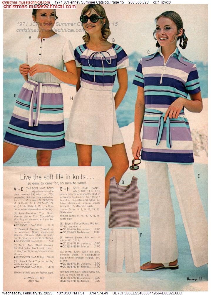 1971 JCPenney Summer Catalog, Page 15