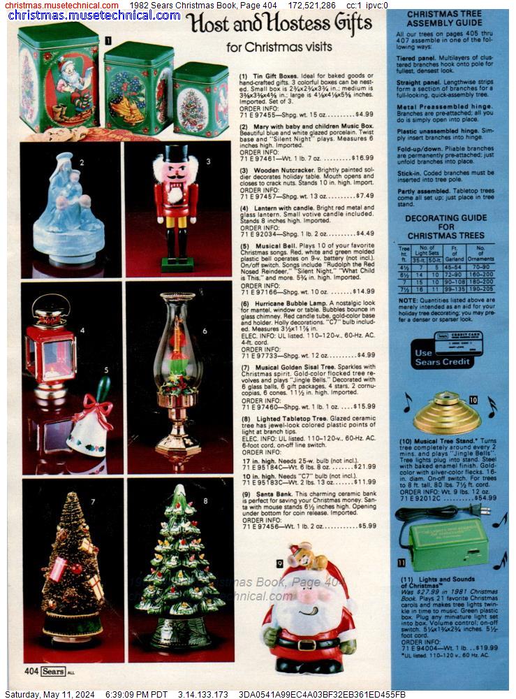 1982 Sears Christmas Book, Page 404