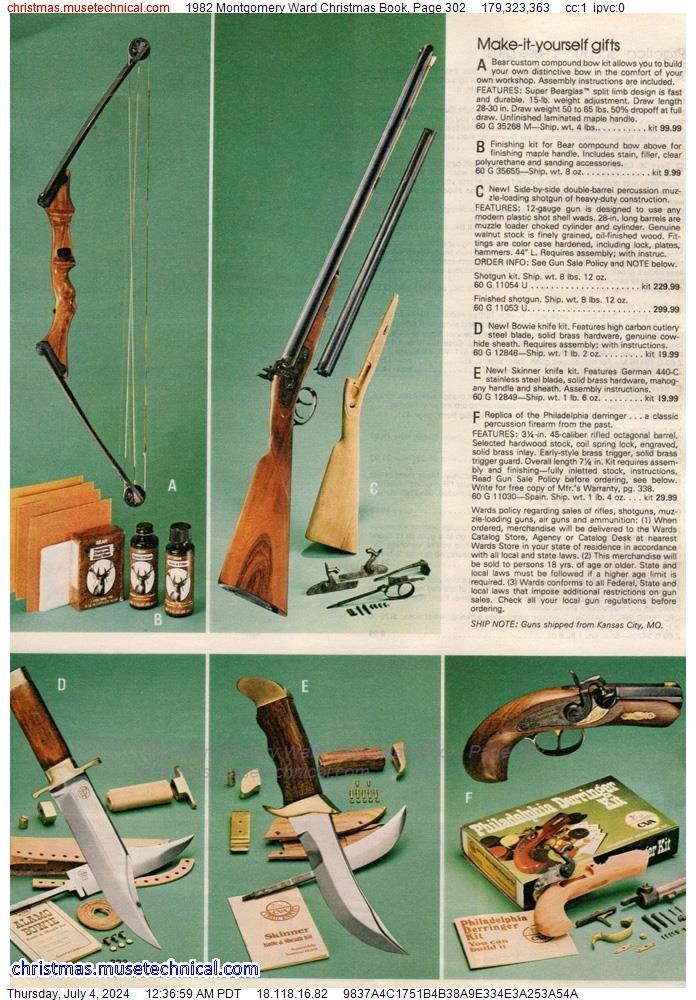 1982 Montgomery Ward Christmas Book, Page 302