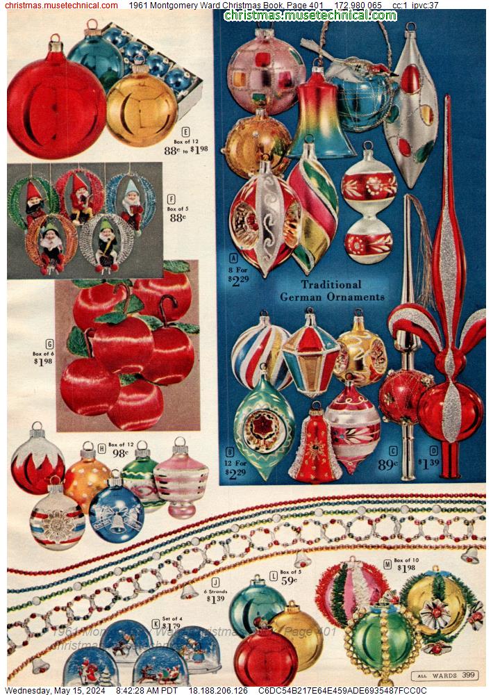 1961 Montgomery Ward Christmas Book, Page 401