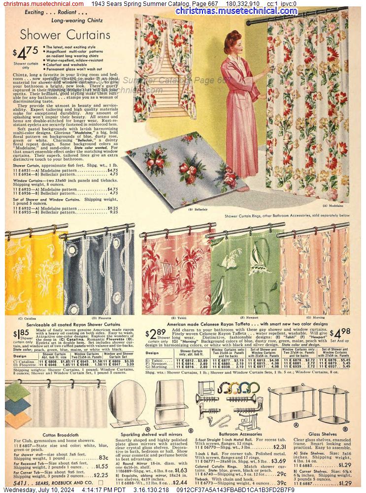 1943 Sears Spring Summer Catalog, Page 667