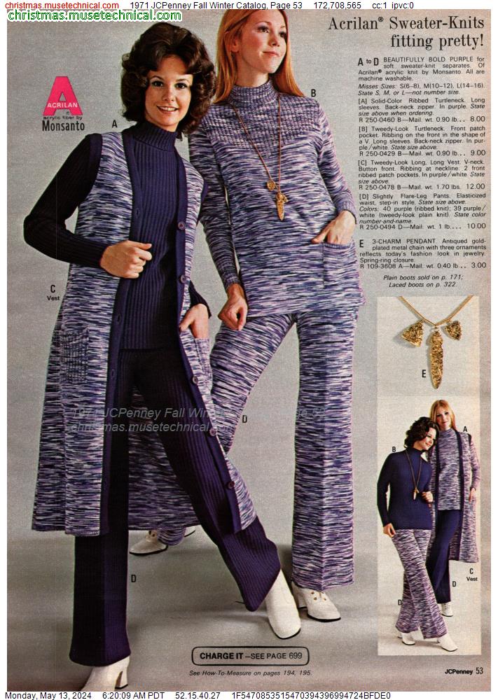 1971 JCPenney Fall Winter Catalog, Page 53