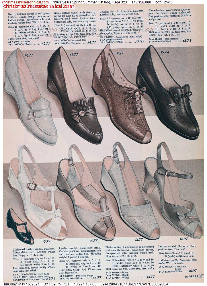 1963 Sears Spring Summer Catalog, Page 323