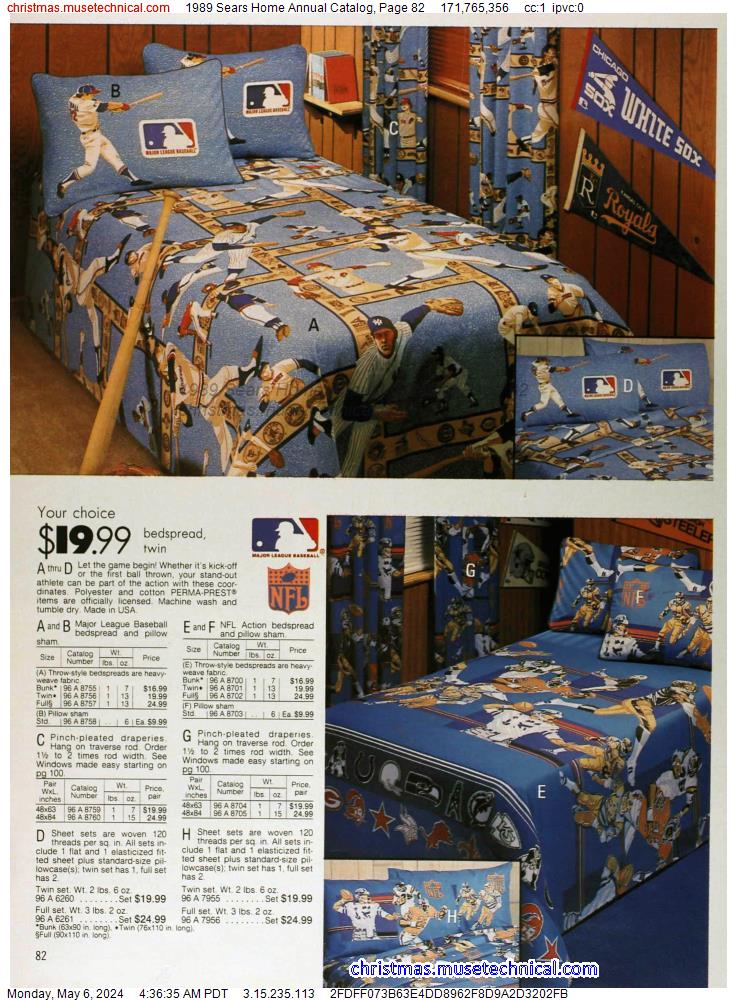 1989 Sears Home Annual Catalog, Page 82