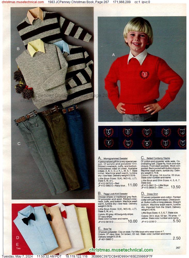 1983 JCPenney Christmas Book, Page 267
