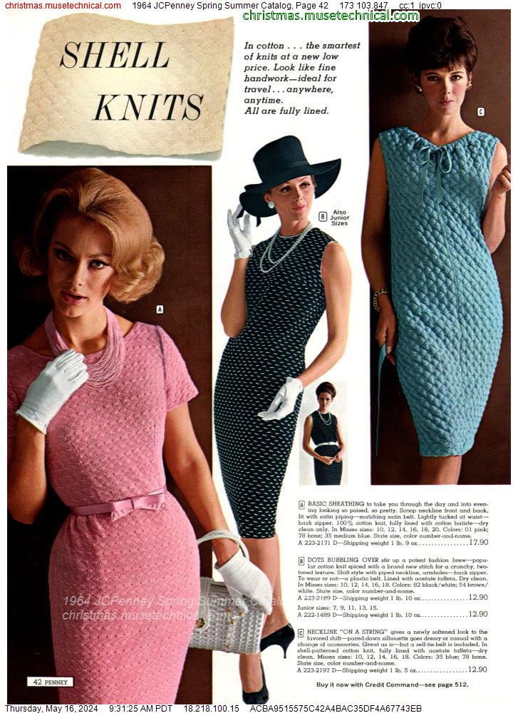 1964 JCPenney Spring Summer Catalog, Page 42