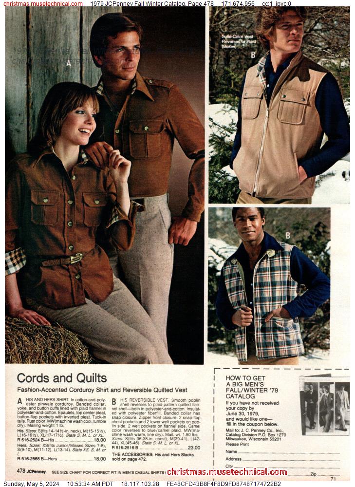 1979 JCPenney Fall Winter Catalog, Page 478
