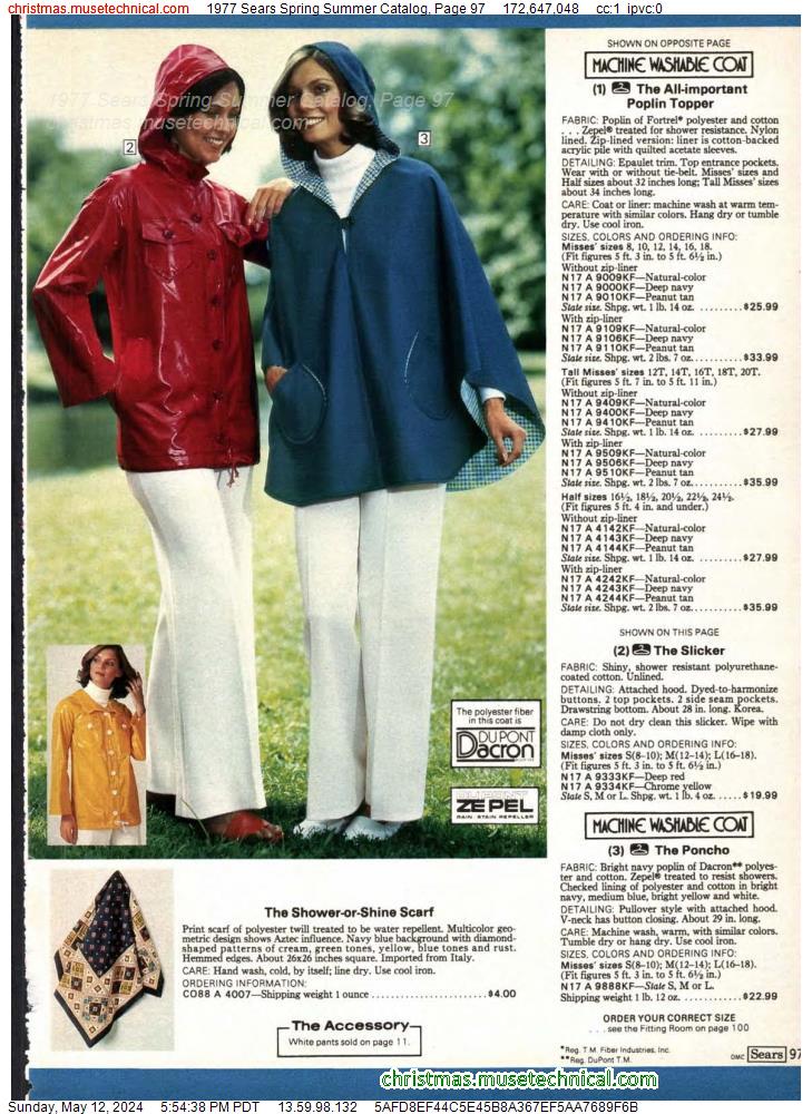 1977 Sears Spring Summer Catalog, Page 97