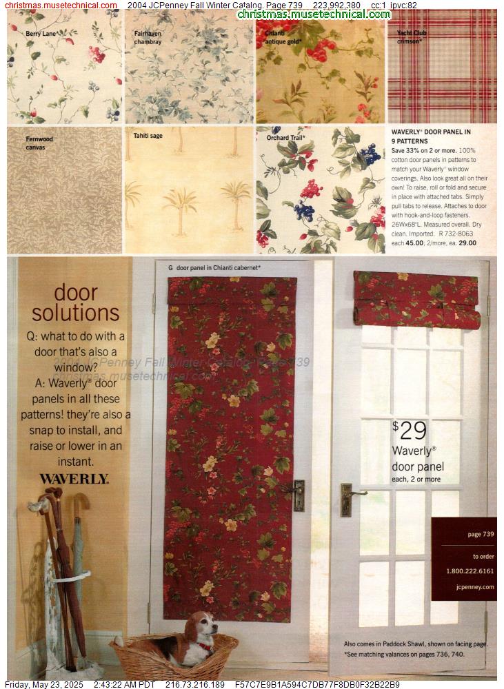 2004 JCPenney Fall Winter Catalog, Page 739