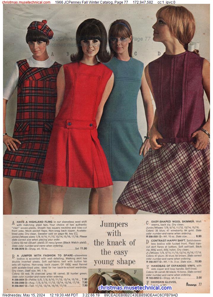 1966 JCPenney Fall Winter Catalog, Page 77