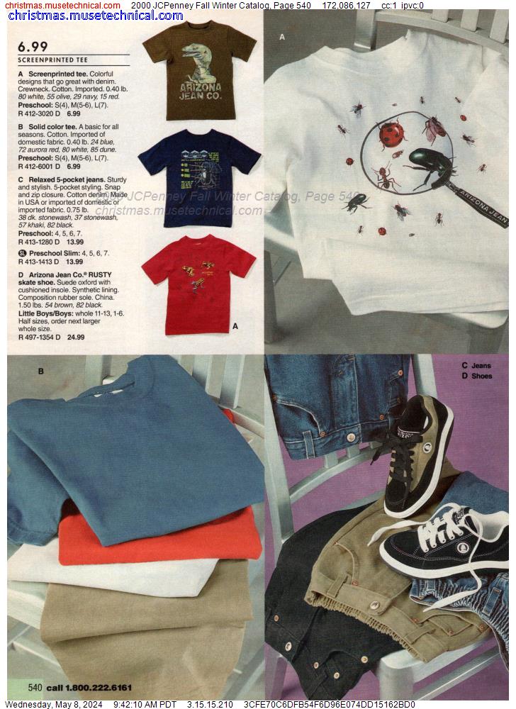 2000 JCPenney Fall Winter Catalog, Page 540