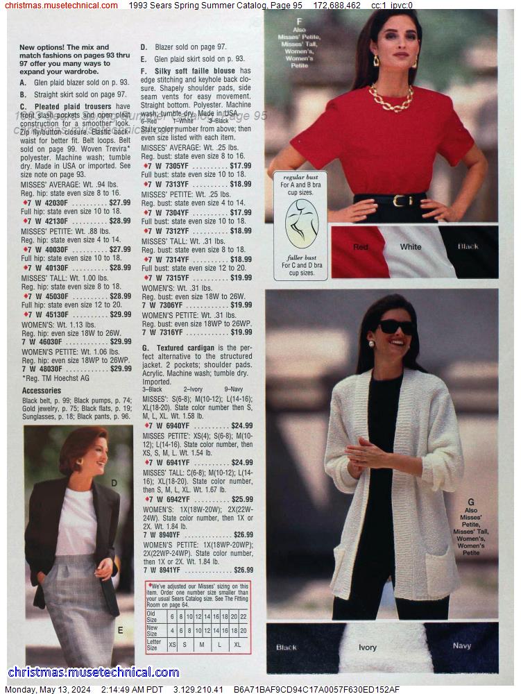 1993 Sears Spring Summer Catalog, Page 95
