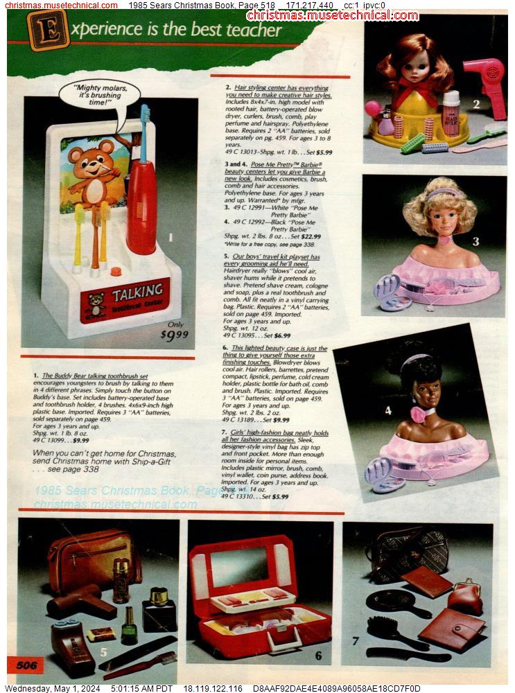 1985 Sears Christmas Book, Page 518
