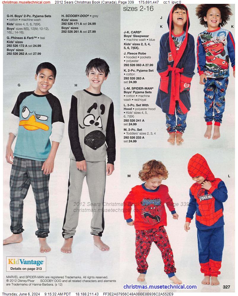 2012 Sears Christmas Book (Canada), Page 339