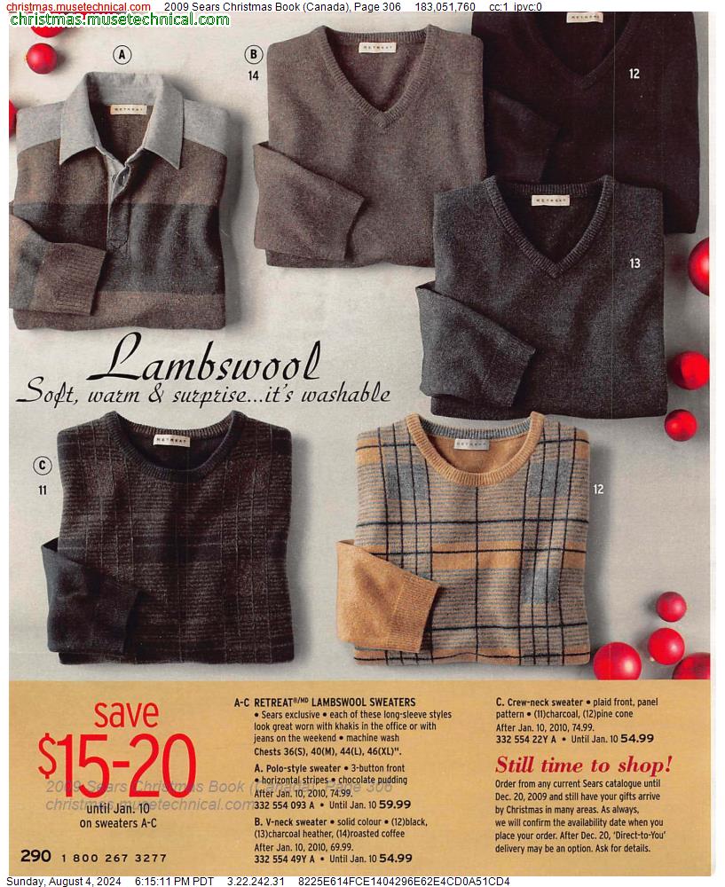 2009 Sears Christmas Book (Canada), Page 306