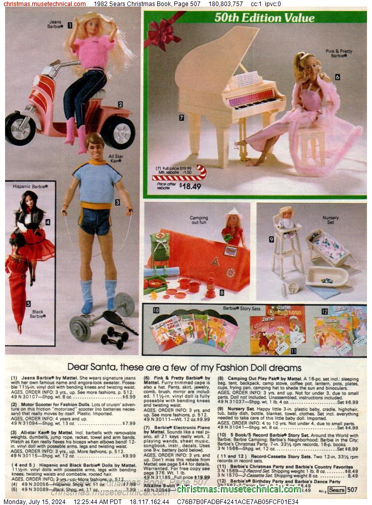 1982 Sears Christmas Book, Page 507
