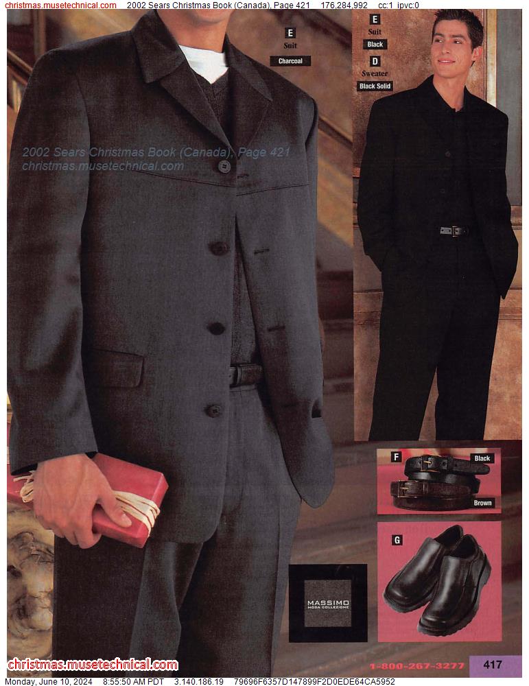 2002 Sears Christmas Book (Canada), Page 421